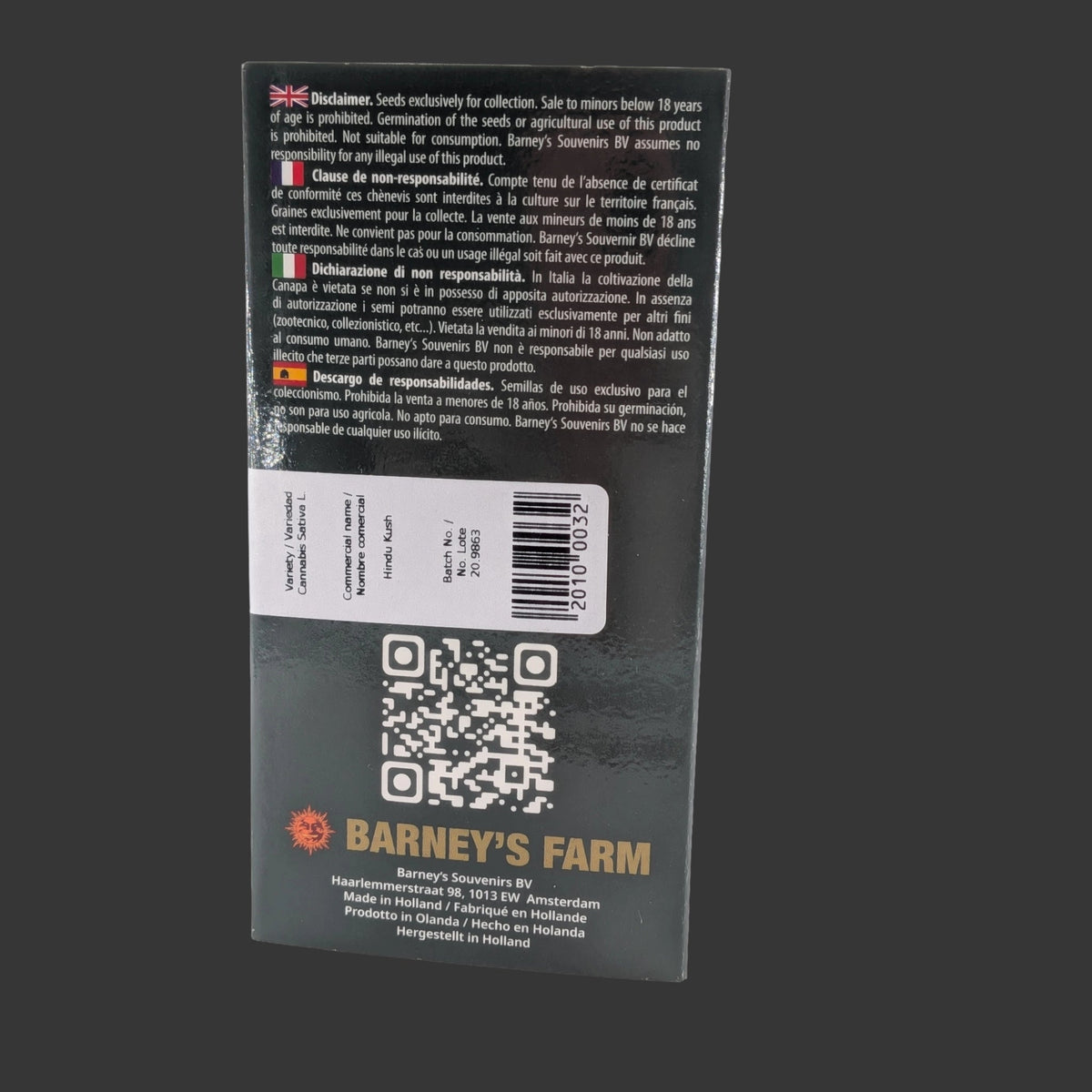 Barney's Farm-Hindu Kush