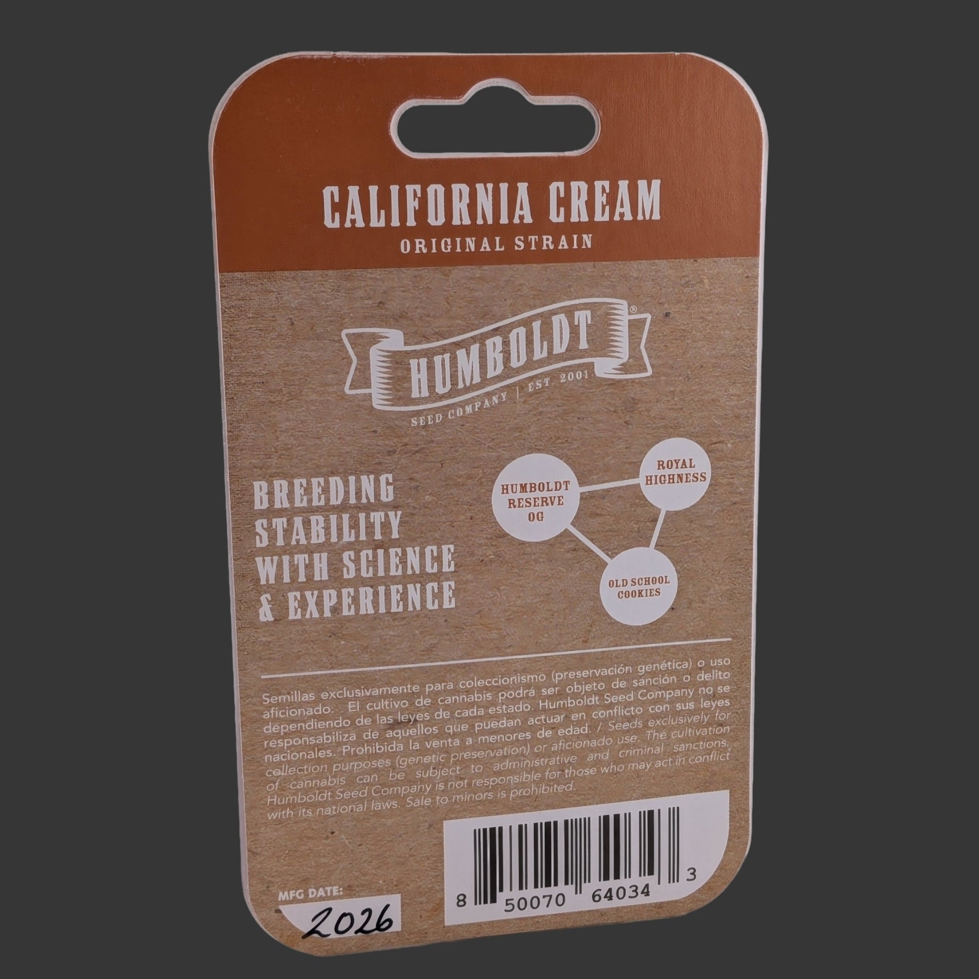 Humboldt Seed Company-California Cream