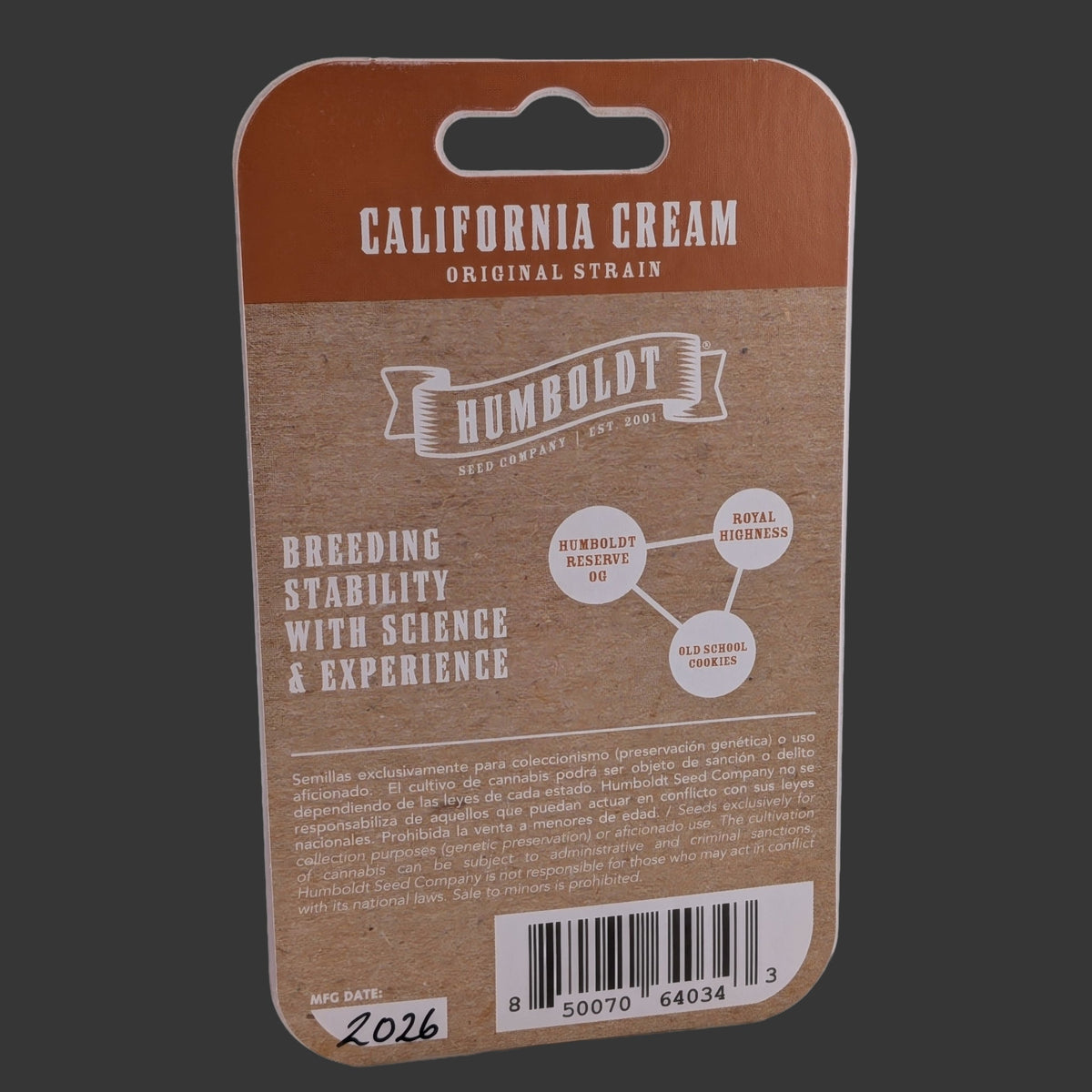 Humboldt Seed Company-California Cream
