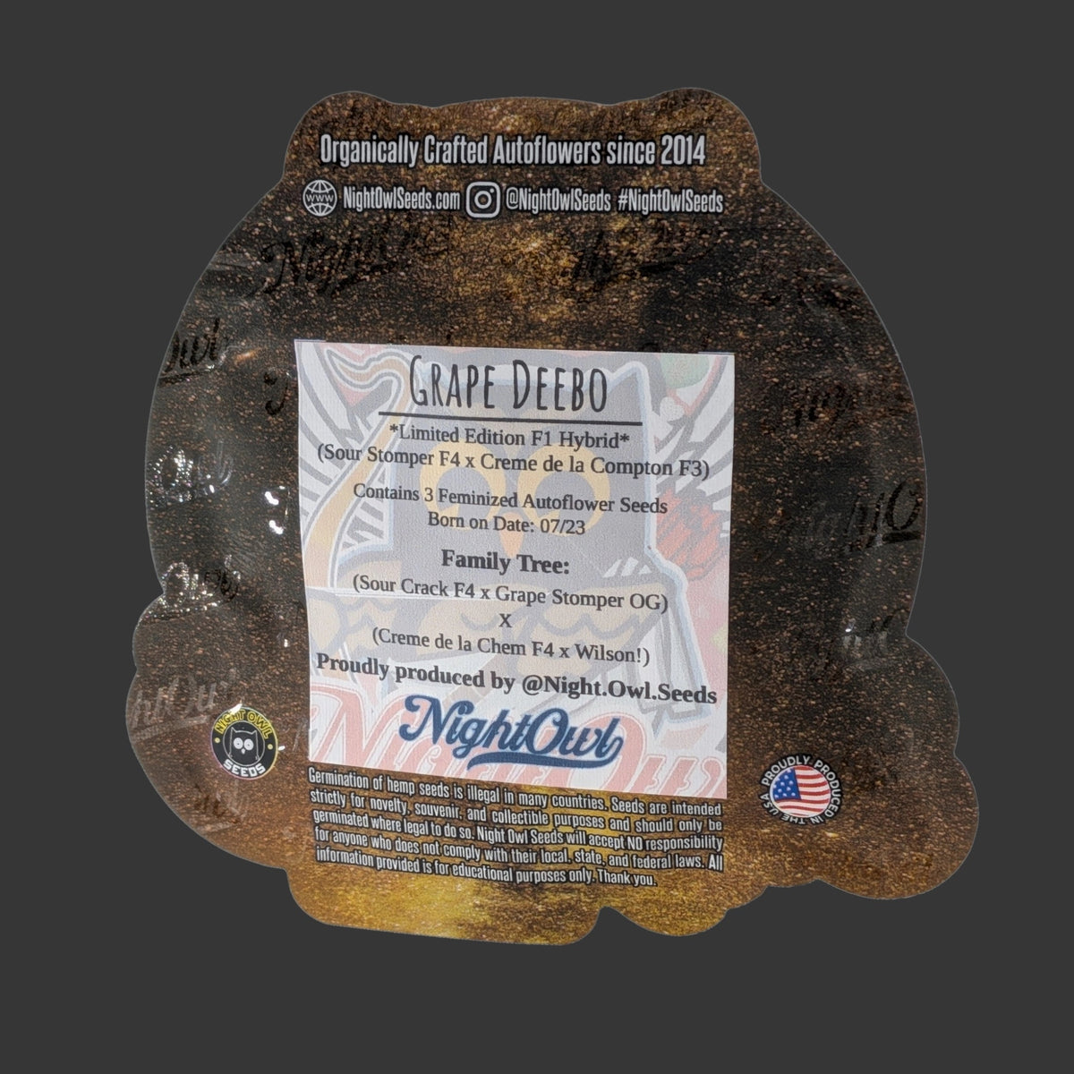 Night Owl Seeds-Grape Deebo F4