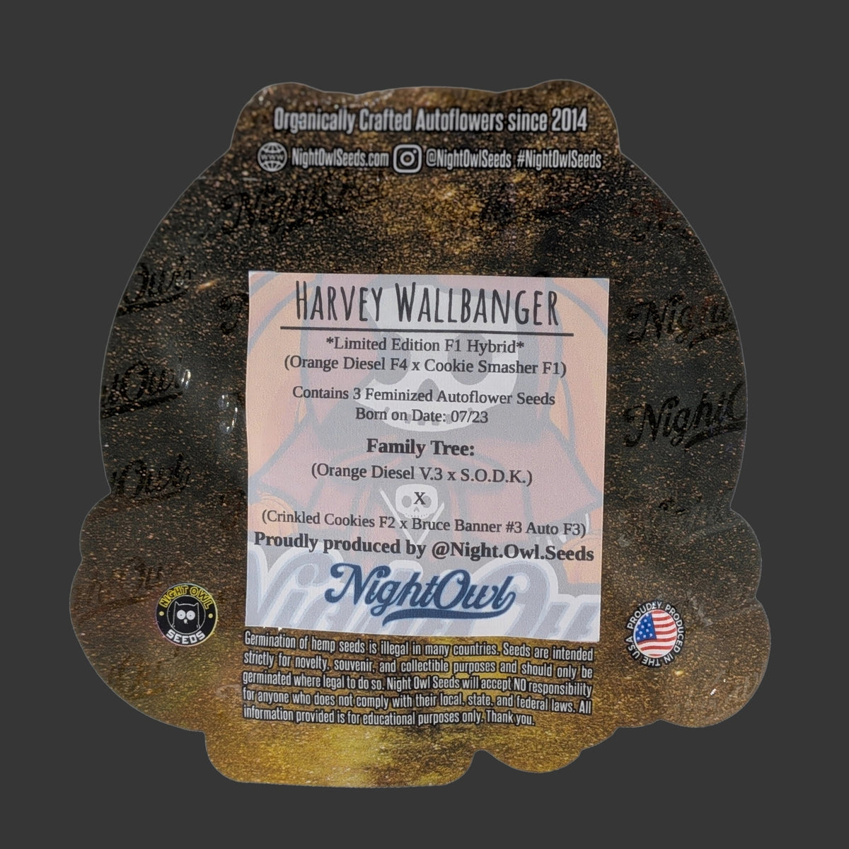 Night Owl Seeds-Harvey Wallbanger