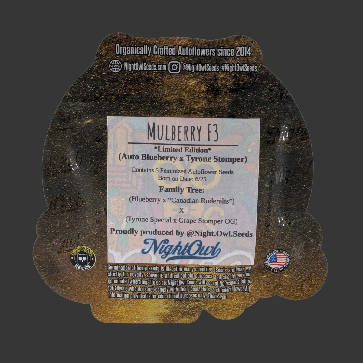 Night Owl Seeds-Mulberry F3